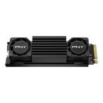 並行輸入 PNY CS3150 1TB PCIe Gen5 x4 NVMe M.2 SSD デュアルファンブラックヒートシンク付き - Microsoft DirectStorage対応 - 最大11500MB/秒読み取り - M280