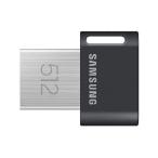 SAMSUNG FIT Plus USB 3.2 フラッシュドライブ 512GB USB スタンダード Type-A 速度 最大400MB/秒 / 110MB/秒 ポータブルストレージメモリースティック 丈夫なサ