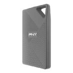 並行輸入 PNY SSD 外付け 1TB ポータブルSSD USB 3.2 Gen 2x2 最大読出2000MB/秒 IP65準拠の防水・防塵 耐衝撃 外付けソリッドステートドライブ iPhone 15/16 Pr
