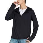 [Nesseo] ラッシュガード メンズ 長袖 パーカー 水着 ラッシュパーカー オーバーウェア 大きいサイズ 冷感 フード付き 日焼け対策 U