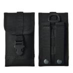 YOGOTI スマホポーチ 携帯電話ポーチ スマホケース ミリタリーポーチ メンズ ウエスト スマホ ベルトポーチ 縦型 防水 持ち運びに便利