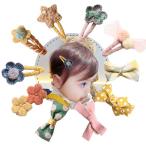 [SMT] волосы зажим baby младенец Kids ребенок девочка лента цветок Kirakira аксессуары для волос . останавливать KUSUMI 10 шт. комплект 