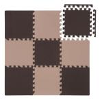 yu knock s коврик из секций 30×30cm толщина примерно 1cm 9 шт. комплект [ Brown 5 листов / бежевый 4 листов ] безграничный имеется non * ho rumarutehido антибактериальный 