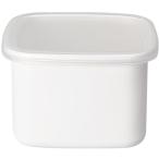 野田琺瑯保存容器ホーロー耐熱スクエ...