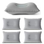YFFSFDC кемпинг подушка 4 шт. комплект воздушный pillow легкий compact упаковочный пакет имеется спальное место в транспортном средстве путешествие альпинизм серый 