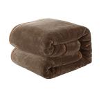 NEWSHONE 毛布 シングル 厚手 二枚合わせ あったか なめらかな ふわふわ 中わた入り 襟付き 軽い もうふ 1.9kg 冬用 マイクロ