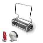 燕三条製 鍋蓋用スタンド TS-FT TSBBQ ダッチオーブン 鍋蓋置き 軽量 安定 ステンレス製 タブレットスタンド まな板置き W125×