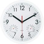  не 2 торговля (Fujiboeki) настенные часы ширина 25× глубина 4× высота 25cm белый термометр-гигрометр есть продолжение секунд игла urban 37861
