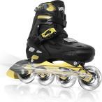 Nattork роликовые коньки детский ролик skate настройка Kids люминесценция выносливость тихий звук начинающий предназначенный мужчина женщина совместного пользования Kids детский Junior чёрный ..