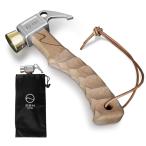 ZEN Camps молоток для колышков Short Hammer легкий маленький размер compact кемпинг из дерева руль название каштан обработка латунь head (? дерево ( натуральный ))