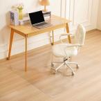 ショッピングチェアマット チェアマット 透明 100×120cm エンボス加工 クリア 床保護マット 厚み1.5mm 特大サイズ PVC 床 保護シートクリア ダイニング