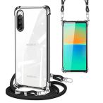 ショッピングxperia 10 iii ケース Sony Xperia 10 III ケース クリア ショルダーストラップ Xperia 10 III lite ケース SO-52B SOG0