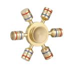 HY-MS Hand Spinner ハンドスピナー 指スピナー 超耐久性 高速回転 ストレス解消 暇つぶし 3?5分平均スピン (ハンドスピナ