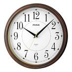 MAG( кружка ) настенные часы стена настенные часы аналог тихий звук продолжение секунд игла под дерево мир . диаметр 31.0cm Brown .W-772 BR-Z Noah точный 