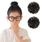 FESHFEN お団子ウィッグ シュシュ ウ�