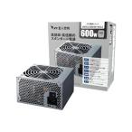玄人志向 電源ユニット 600W ATX 電源 80 PLUS スタンダード PC電源 12cm静音ファン KRPW-L5-600W/80+/R