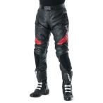 南海部品 NANKAI（ナンカイ） レザーパンツ ブラック/レッド サイズXL RDP10 バイク/オートバイ/革パンツ/ズボン