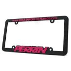 ショッピングコレクターアイテム PERRIN ナンバープレート フレーム License Plate Frame アメリカのライセンスプレート規格サイズ ＜ピンク＞ 正規品