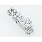  крупный натуральный бриллиант 3.249ct подвеска с цепью * Pt900 платина * центр драгоценнный камень изучение место заключение эксперта *3ct примерно тот, кто ищет.( б/у )