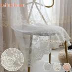 カーテン おしゃれ  レース 刺繍 ノルディック柄 豪華 飾り リビング 幅101?200cm丈101?200cm 小窓 両開き2枚組 片開き1枚