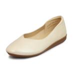 【継続品】あしながおじさん 2810527 PLT プラチナ フラットシューズ 山羊革 1cmヒール