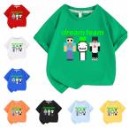 MINECRAFT マインクラフト 子供服 半袖Tシャツ 通気性 肌着 柔らかい 100%綿 丸首 男の子 女の子 子ども服 小学生 トップス