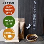 コーヒー豆 スペシャルティコーヒー 選べる 焙煎度 マスターにおまかせ 100g×3 セット リピーターさんにも初めてさんにも ネコポス 猫 パッケージ