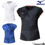 [ женский ] soft теннис бадминтон одежда Mizuno MIZUNO dry обвес поток игра рубашка ( ракетка спорт ) 62JAD210. пот скорость . "дышит" бейсбол теннис 
