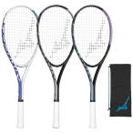 ※1本 ソフトテニス ラケット ミズノ MIZUNO ガット張り上げ済み TECHNIX 63JTN575 テクニクス ラケットケース付き 軽量 初心者 初級