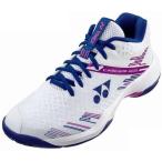 YONEX (ヨネックス)　SHBCA1MD パワークッションカスケードアクセルミッド　[バドミントンシューズ]　カスケード　ホワイト×パープル