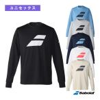  Babolat теннис одежда [ мужской / Uni ] Club плита рубашка с длинным рукавом CLUB LONG SLEEVE SHIRT унисекс BUP5510C