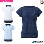  Babolat теннис * бадминтон одежда [ женский ] PURE SHORT SLEEVE SHIRT/ короткий рукав игра рубашка / женский [BWG2374]