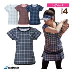  Babolat теннис * бадминтон одежда [ женский ] короткий рукав игра рубашка /PURE SHORT SLEEVE SHIRT/ женский [BWG3377]