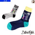  bar te Match теннис * бадминтон одежда [ мужской / Uni ] мужской половина носки / мужской [BDM-A1407]