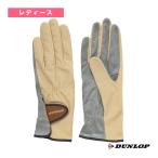  Dunlop теннис сопутствующие предметы * мелкие вещи перчатка обе рука комплект ладонь сторона дыра нет модель женский TGG0115W