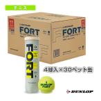 ダンロップ テニス ボール  FORT（フォート）『4球入×30ペット缶』テニスボール（DFCPDYL4DOZ）