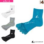  lucent теннис одежда [ женский ] 5 пальцев носки женский XLN-400