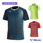  Mizuno настольный теннис одежда [ мужской / Uni ] игра рубашка / короткий рукав / унисекс [82JAB104]