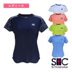 セントクリストファー テニス・バドミントンウェア『レディース』 ショルダークロワゾンゲームシャツ/レディース『STC-BDW2365』