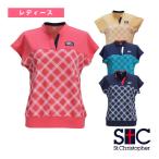 ショッピングラティス セントクリストファー テニスウェア『レディース』 ラティススキッパーゲームシャツ/レディース『STC-BDW6463』