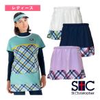  цент Christopher теннис одежда [ женский ] низ проверка игра юбка женский STC-BEW6512