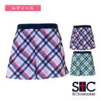セントクリストファー テニスウェア『レディース』 チェックフレアゲームキュロット レディース STC-BEW6514