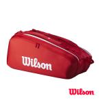  Wilson теннис сумка super Tour красный SUPER TOUR RED 9 шт. входит .WR8036701001
