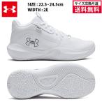 アンダーアーマー UAロックダウン7 AP キッズ 26SS ホワイト (3028801) UA スニーカー バスケットシューズ  ジュニア