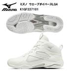 ミズノ ウエーブダイバース LG4 ホワイト×シルバー (K1GF227101) レディス メンズ フィットネスシューズ ウェーブダイバース 白