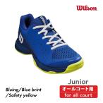 WILSON Rush Pro Junior L RUSH PRO JR L все пальто WRS331860 голубой Wilson теннис Kids ребенок обувь 
