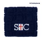 [ почтовая отправка соответствует товар ]St.Christopher проверка напульсник Short STC-BCA4606 2025SS темно-синий (NV) теннис 