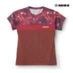 ADMIRAL женский передний линия графика TEE ATLA532-040 2025FW красный . вода скорость . почтовая отправка соответствует Admiral 