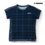ADMIRAL женский asimeb locking ассортимент графика TEE ATLA548-034 2025FW голубой эластичный материалы почтовая отправка соответствует Admiral 