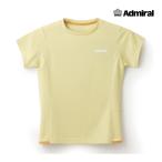 [ почтовая отправка соответствует ]ADMIRAL женский линия задний Hem flair TEE ATLA518-070 2025SS желтый . вода скорость . Admiral 